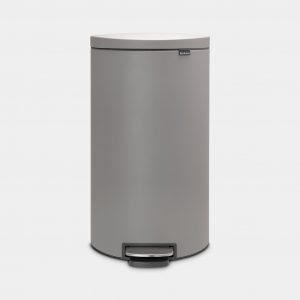 Brabantia Newicon Zafacon De Pedal Flatback+ 30 Lt Mineral Concrete Grey