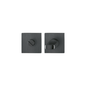 Hoppe Roseta Plana Privacy Negro Satinado R