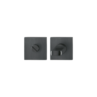 Hoppe Roseta Plana Privacy Negro Satinado R