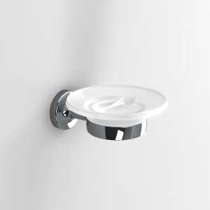 Sonia E Plus Jabonera De Cristal Cromo