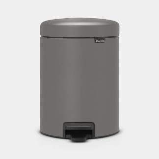 Brabantia Newicon Zafacon De Pedal 5 Lt Mineral Concrete Grey
