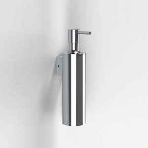 Sonia Dispensador De Jabon Cilindrico De Pared Tecno Cromo