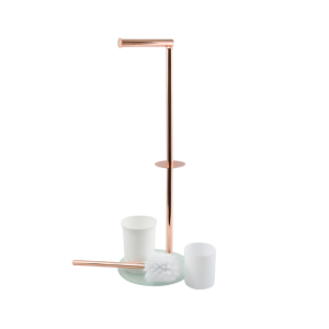 MSV Portarollo y Portacepillo de Pie