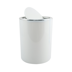 MSV Zafacon Blanco con borde Cromado