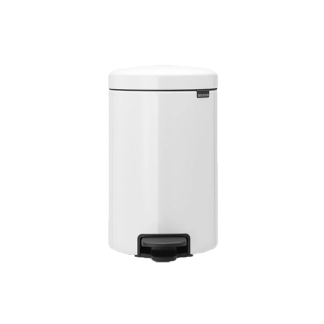Brabantia Newicon Flatback 30 Lt Zafacon de Pedal Blanco