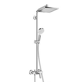 Hansgrohe Crometta E 240 1 Jet Showerpipe