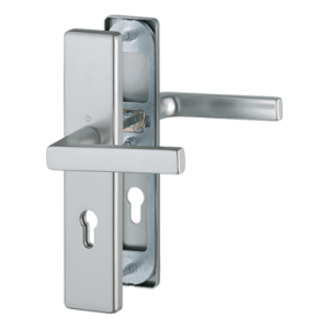 Hoppe Dallas Sets De Manilla Con Placa Aluminio Inox