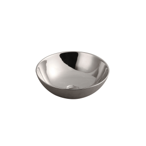 Bathco Brest Lavamanos Redondo Silver Ext Labrado