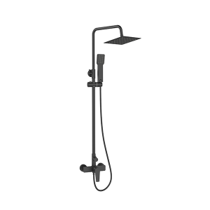Bellari Showerpipe Cuadrada Negro