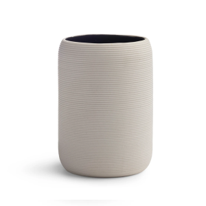 Kassatex Fillmore Bath Acc Vaso Blanco/ Negro