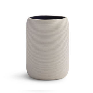 Kassatex Fillmore Bath Acc Vaso Blanco/ Negro