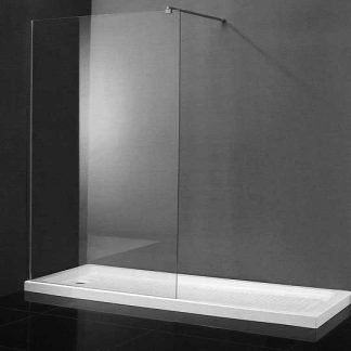 Bellari Panel De Ducha 80x190 Templado 10mm/  Door Clamp Para Paneles De Duchas