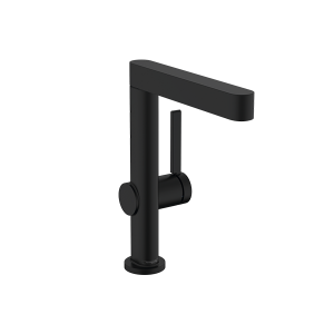 Hansgrohe Finoris 230  Monomando Lavabo Caño Giratorio Negro Mate