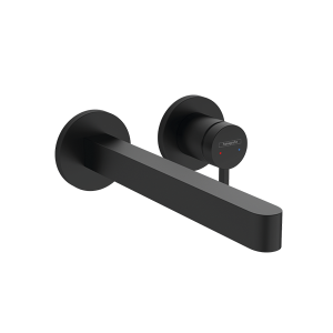 Hansgrohe Finoris Mezclador Monomando Lavabo Empotrado Negro Mate con iBox
