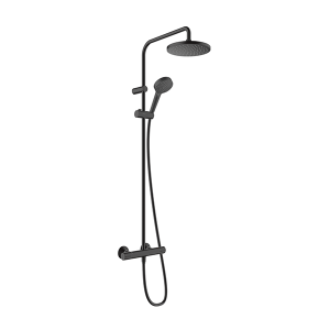 Hansgrohe Vernis Blend 200 Showerpipe con Termostato de Ducha Negro Mate