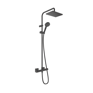 Hansgrohe Vernis 230 Showerpipe con Termostato de Ducha Negro Mate