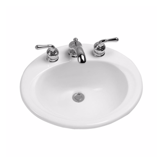 TOTO Lavamano Ovalado Emp 20'' X 17-1/2'' 1 H