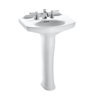 TOTO Dartmouth Lavamano De Pedestal 8″