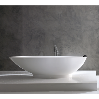 Victoria+Albert Napoli Bañera Freestanding Blanca No Overflow