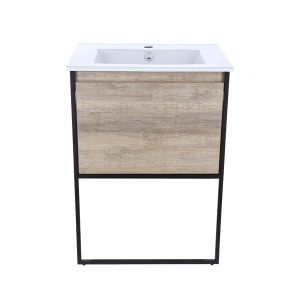 Bellari Mueble 60 Cm y Con Patas Negras con Lavamanos