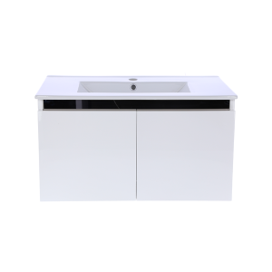 Bellari Mueble 75 Cm  Blanco Lacado con Lavamanos
