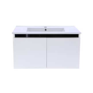 Bellari Mueble 75 Cm  Blanco Lacado con Lavamanos