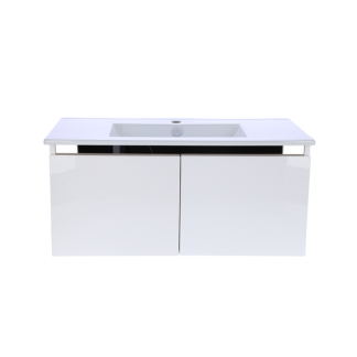 Bellari Mueble 90 Cm Blanco Lacado con Lavamanos
