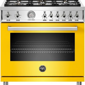 Bertazzoni Professional Estufa 36" A Gas Amarilla
