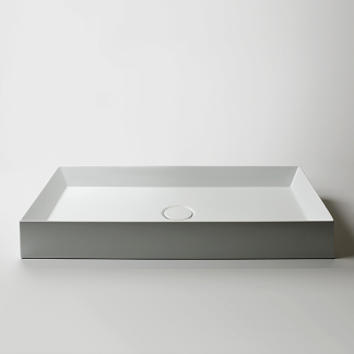 Valdama Track  Lavamano 60x38 H12  Glossy White