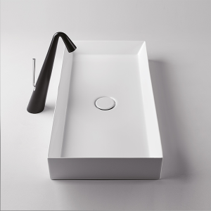 Valdama Track Lavamano 70x35 H10 Gloss White