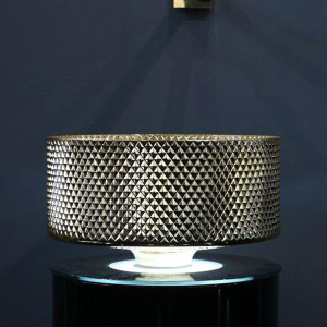 GLASS DESIGN VILLA LAVAMANOS GOLD/GOLD 33 X 18 CM