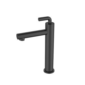 Bellari Griferia Para Lavamanos Alta Negro Mate