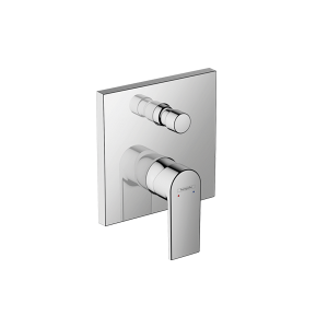 Hansgrohe Vernis Shape  Mezclador Monomando de Bañera Empotrado Cromo con iBox