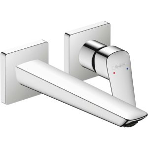 Hansgrohe Logis Fine  Mezclador monomando de lavabo empotrado de pared con caño 20,6 cm