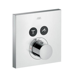 Axor Citterio E Trim Kit Termostatico De 2 Salidas Steel Optic