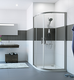 HUPPE CLASSIC 2 EASY ENTRY DC2 CORREDIZA IZQ. 150CM 1470-1521 BLACK EDITION